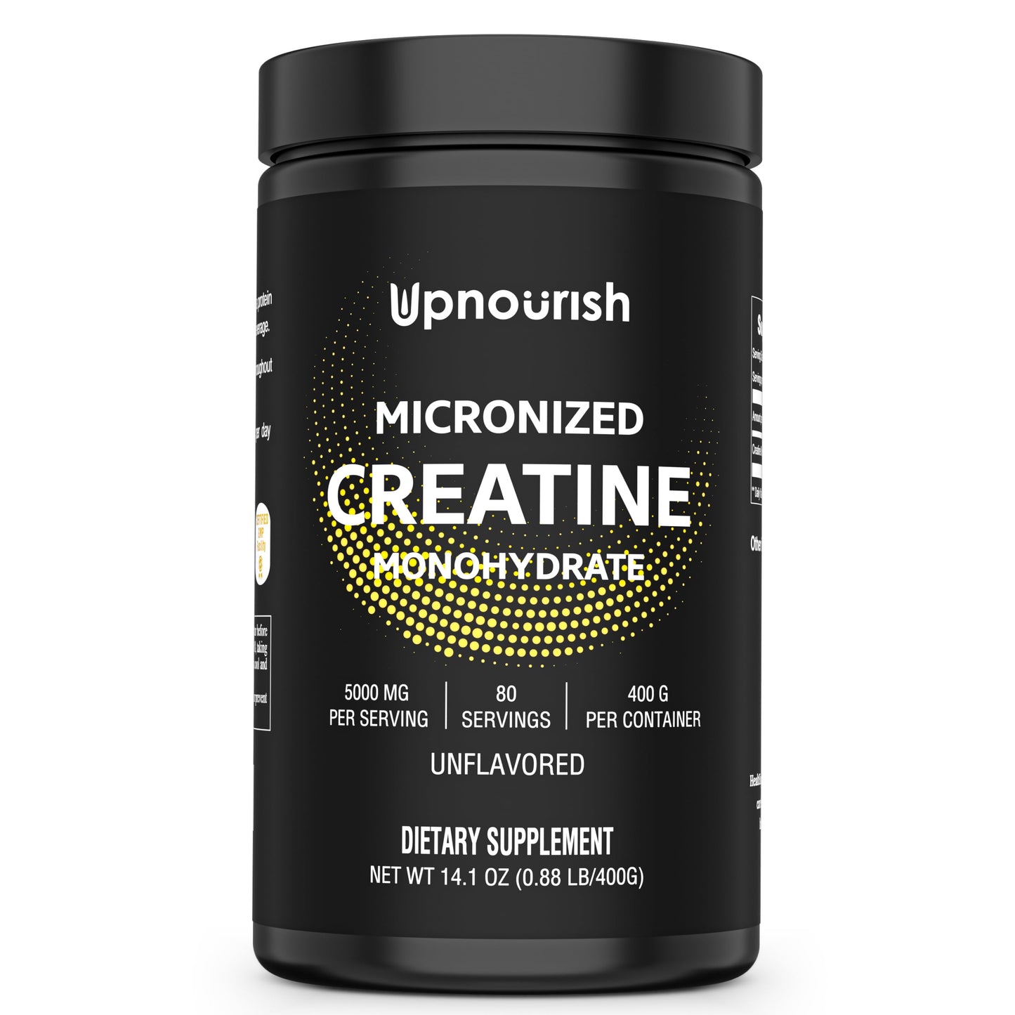 Micronized Creatine Monohydrate Powder - 400 G - 80 Servings