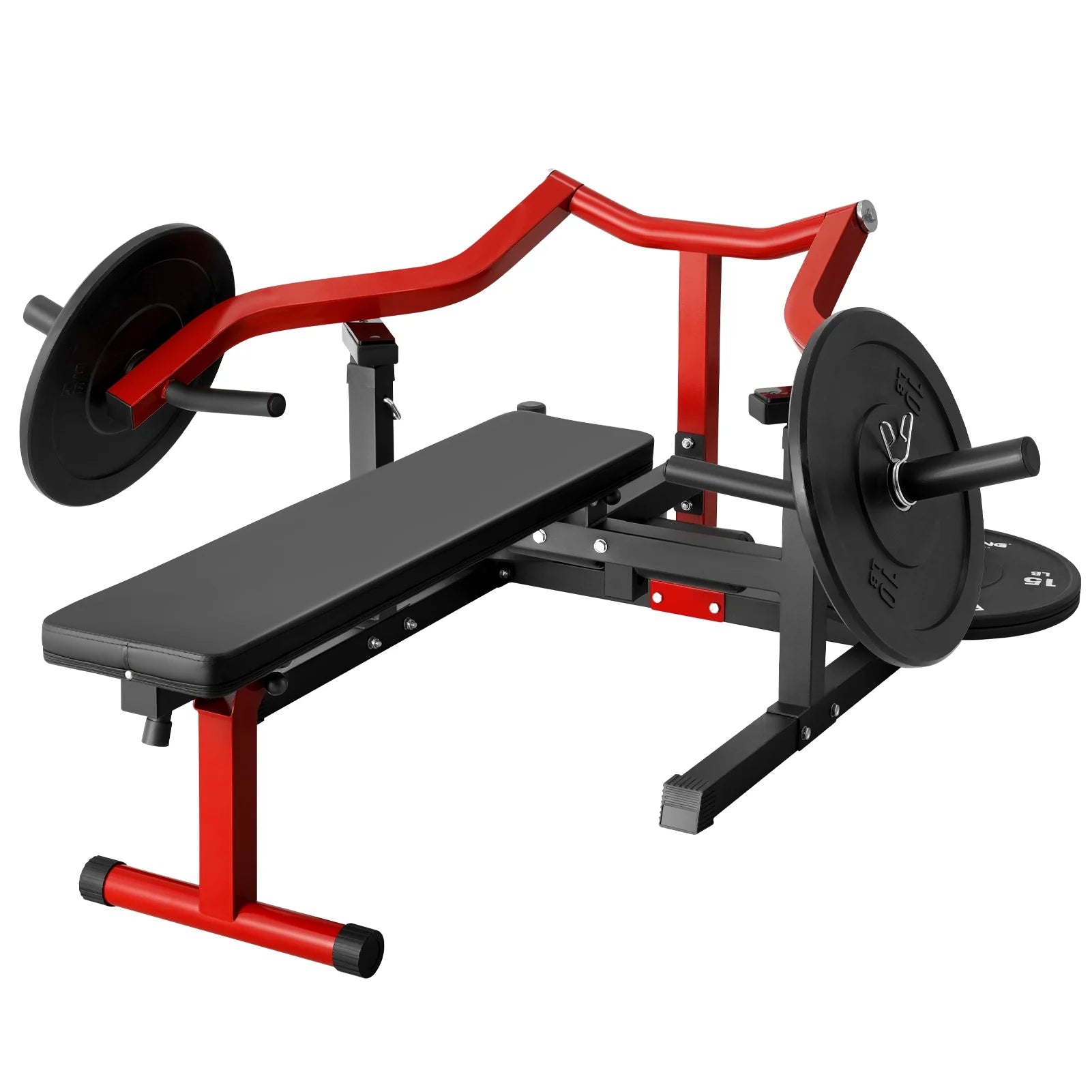 At-Home Adjustable Chest Press Machine, 1250LBS Capacity with Independent Converging Arms