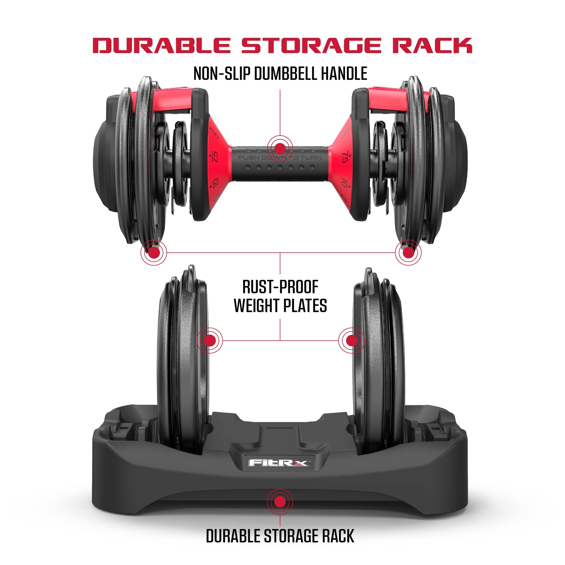 Smartbell, 9 in 1 Adjustable Dumbbell, 25 Lb